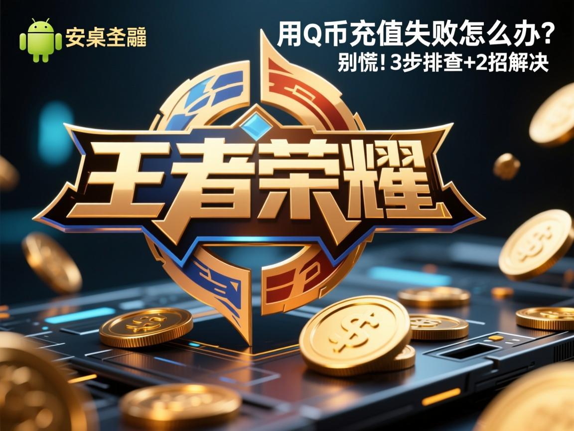 安卓王者用Q币充值失败怎么办 别慌！3步排查+2招解决