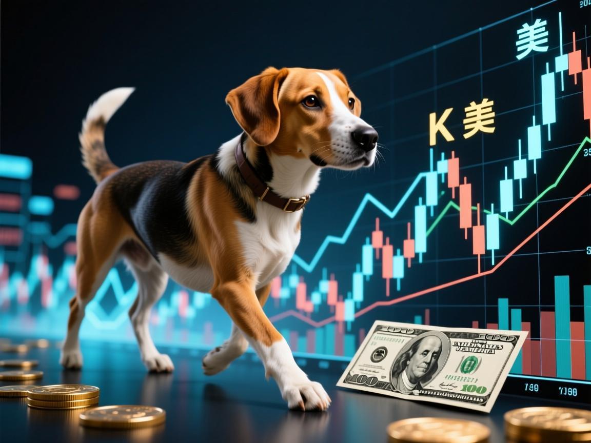 狗狗币走势图K线美元,波动背后的市场情绪与逻辑