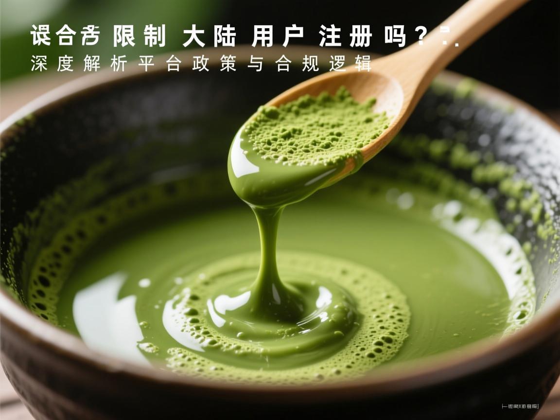 抹茶限制大陆用户注册吗?深度解析平台政策与合规逻辑