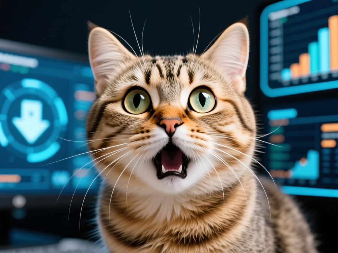 吃惊猫meme素材下载,表情包界的顶流养成记
