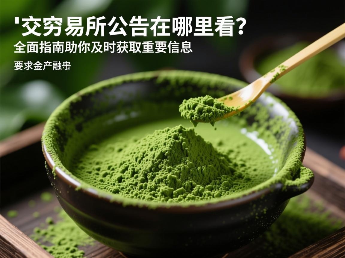 抹茶交易所公告在哪里看 全面指南助你及时获取重要信息