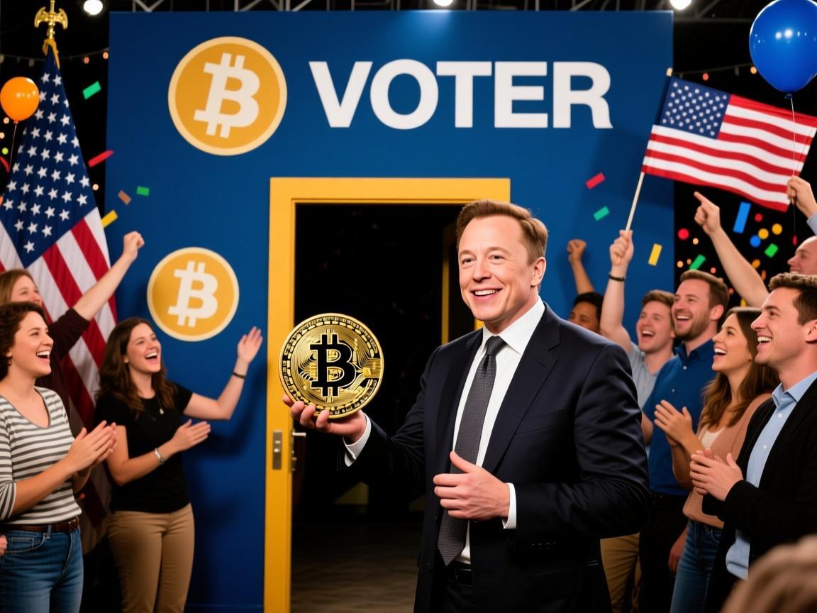 马斯克投票狗狗币入口,一场社区狂欢与加密货币的民主实验