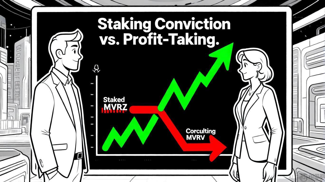 以太坊 MVRV 背离和质押信念信号积累阶段
