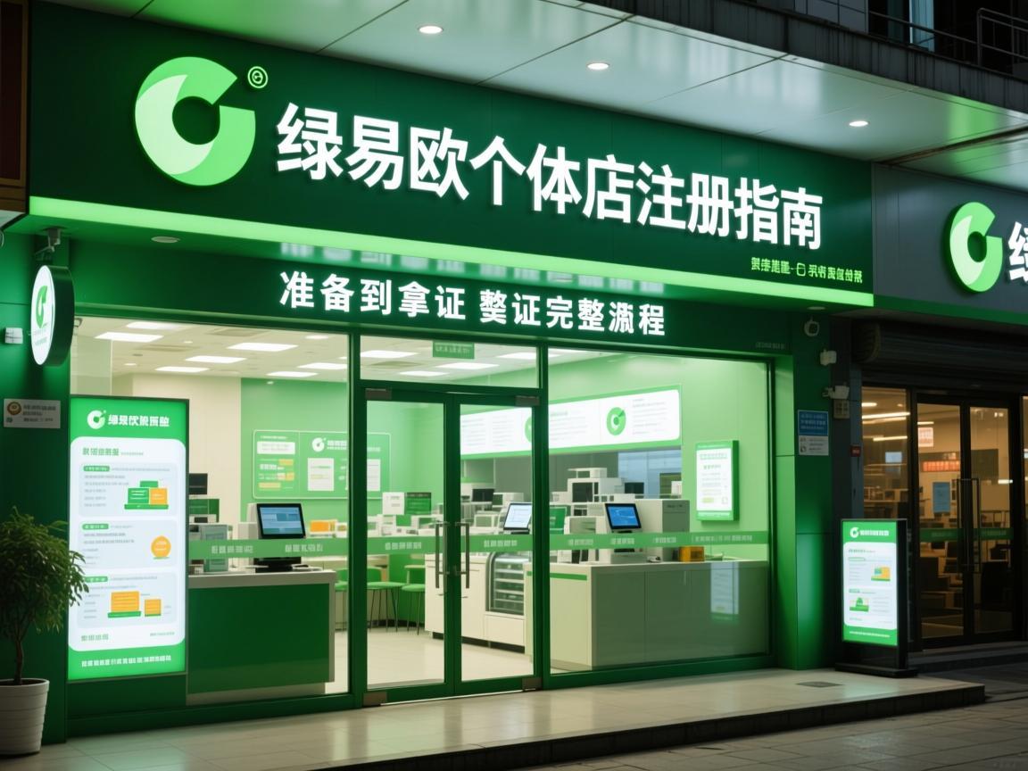 绿易欧个体店注册指南，从准备到拿证的完整流程