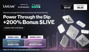 11 月值得关注的 5 大加密货币预售：LivLive（$LIVE）占据主导地位