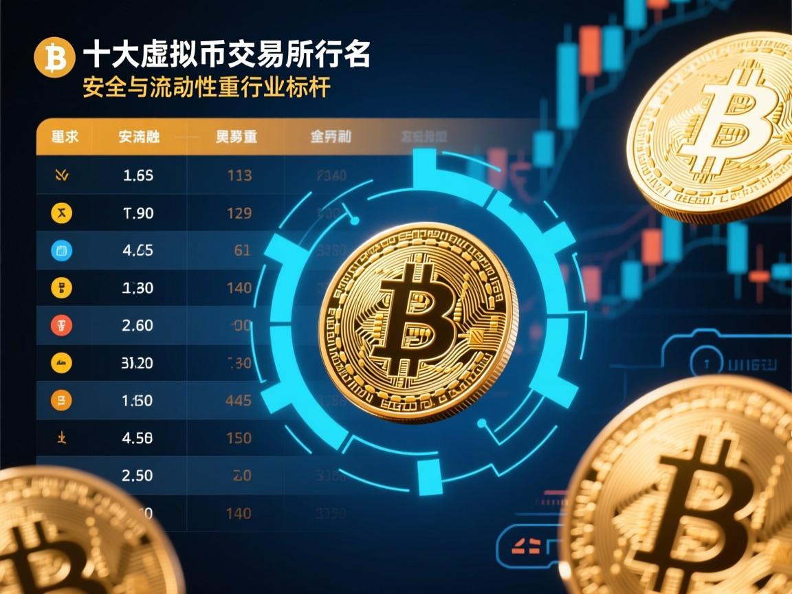 十大虚拟币交易所排名表,安全与流动性并重的行业标杆