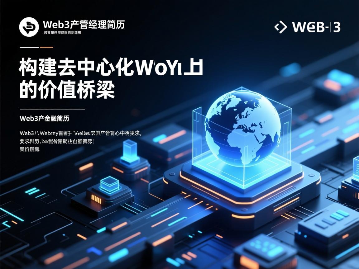 Web3产品经理简历,构建去中心化世界的价值桥梁