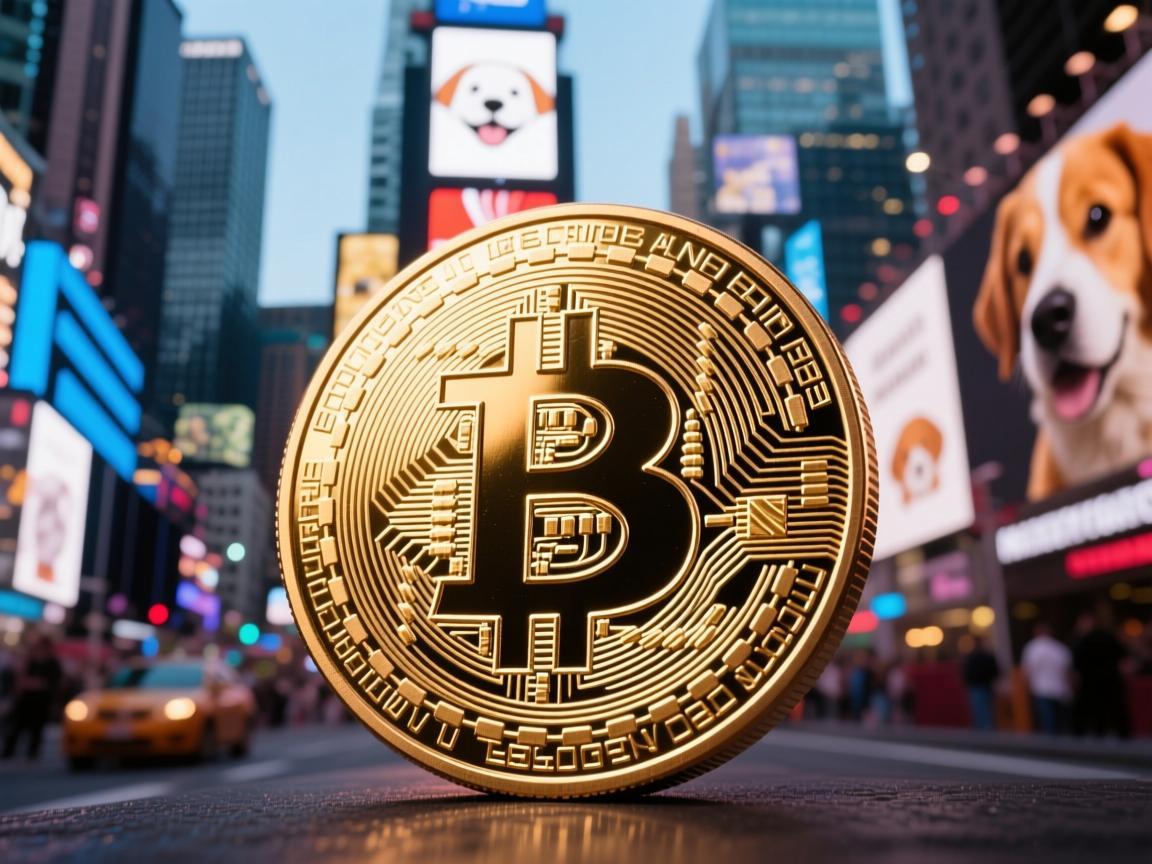 狗狗币闪耀时代广场，从迷因到主流的文化符号