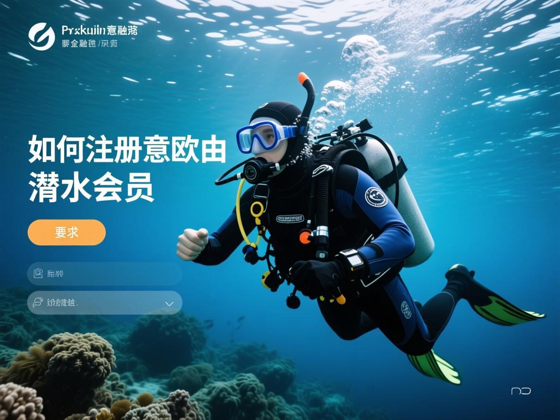 如何注册意欧自由潜水会员