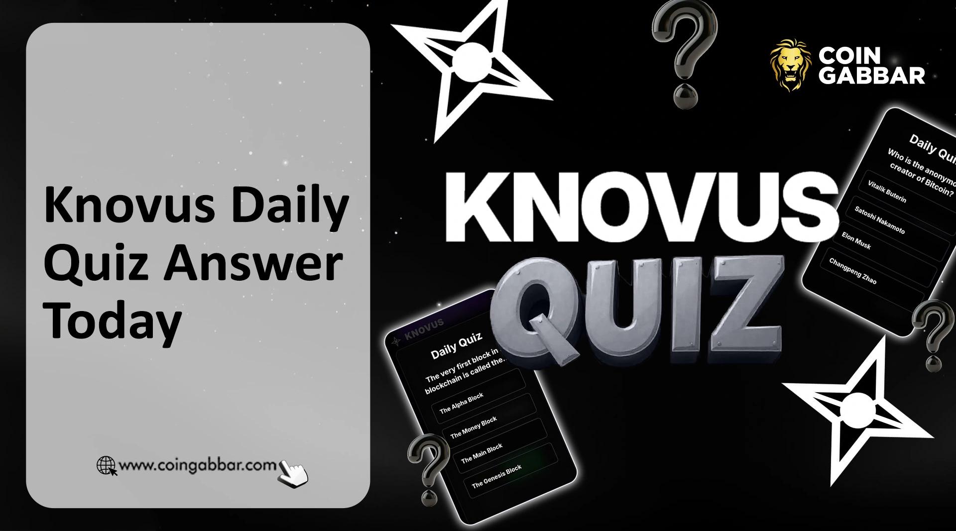 Knovus每日竞猜答案（2025年11月23日）：赢取KNOVUS积分