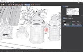 C4D怎么渲染线框图