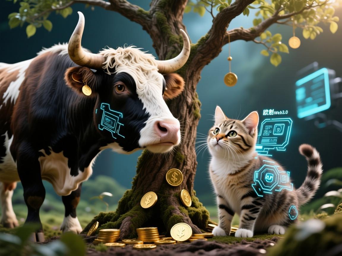 当牛树遇上欧意Web3.0,小猫特效里的新叙事革命