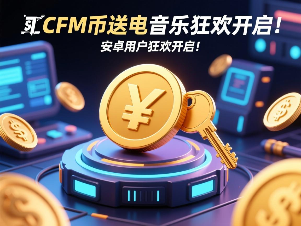 充CFM币送电音钥匙，安卓用户狂欢开启！