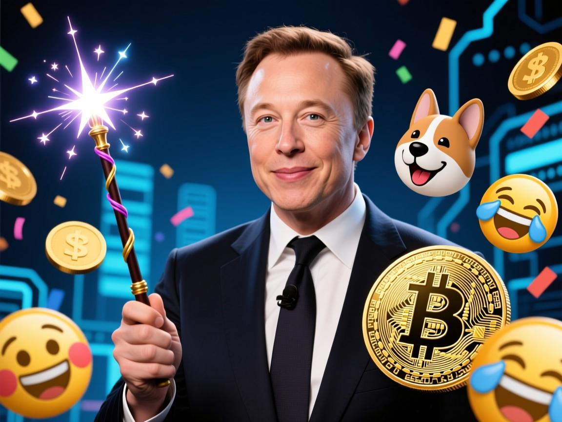 马斯克的魔法杖,狗狗币与表情包的狂欢密码