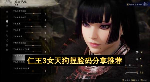 仁王3女天狗捏脸码分享推荐