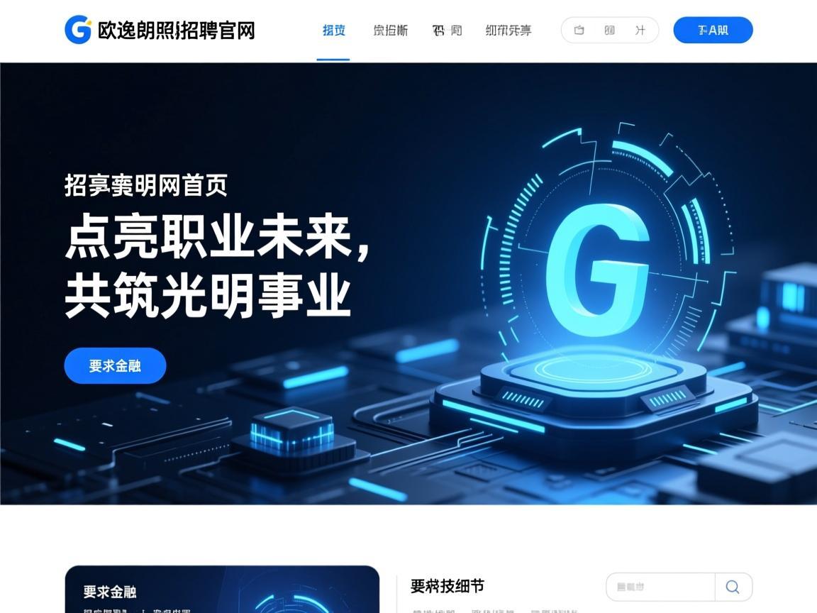 欧逸朗照明招聘官网首页，点亮职业未来，共筑光明事业