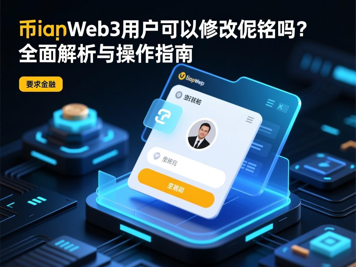 币安Web3用户可以修改昵称吗?全面解析与操作指南