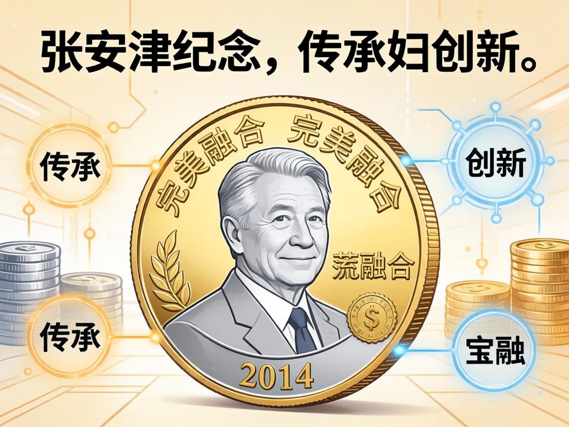 张安津纪念币，传承与创新的完美融合