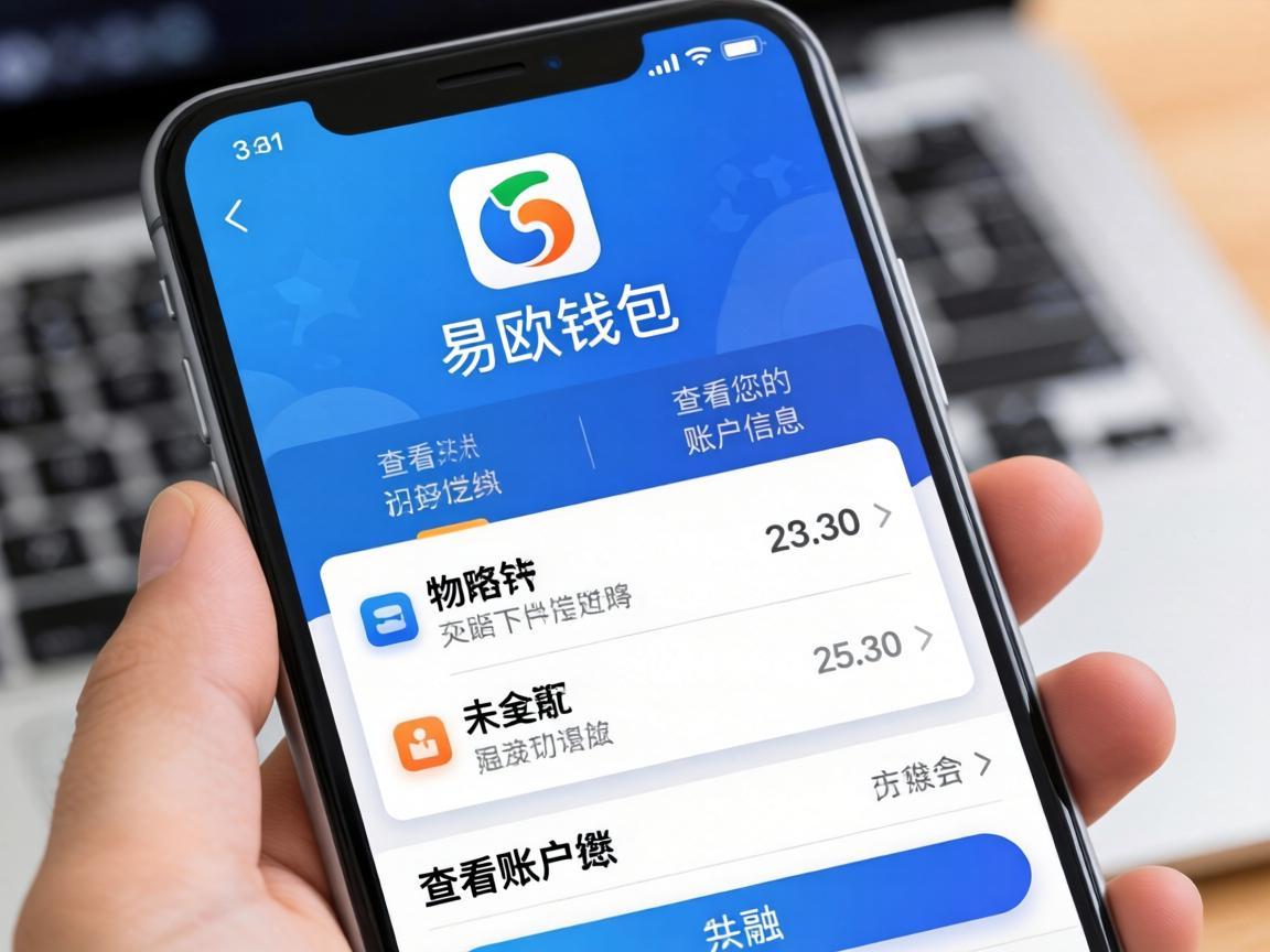 如何在易欧钱包中查看您的账户信息