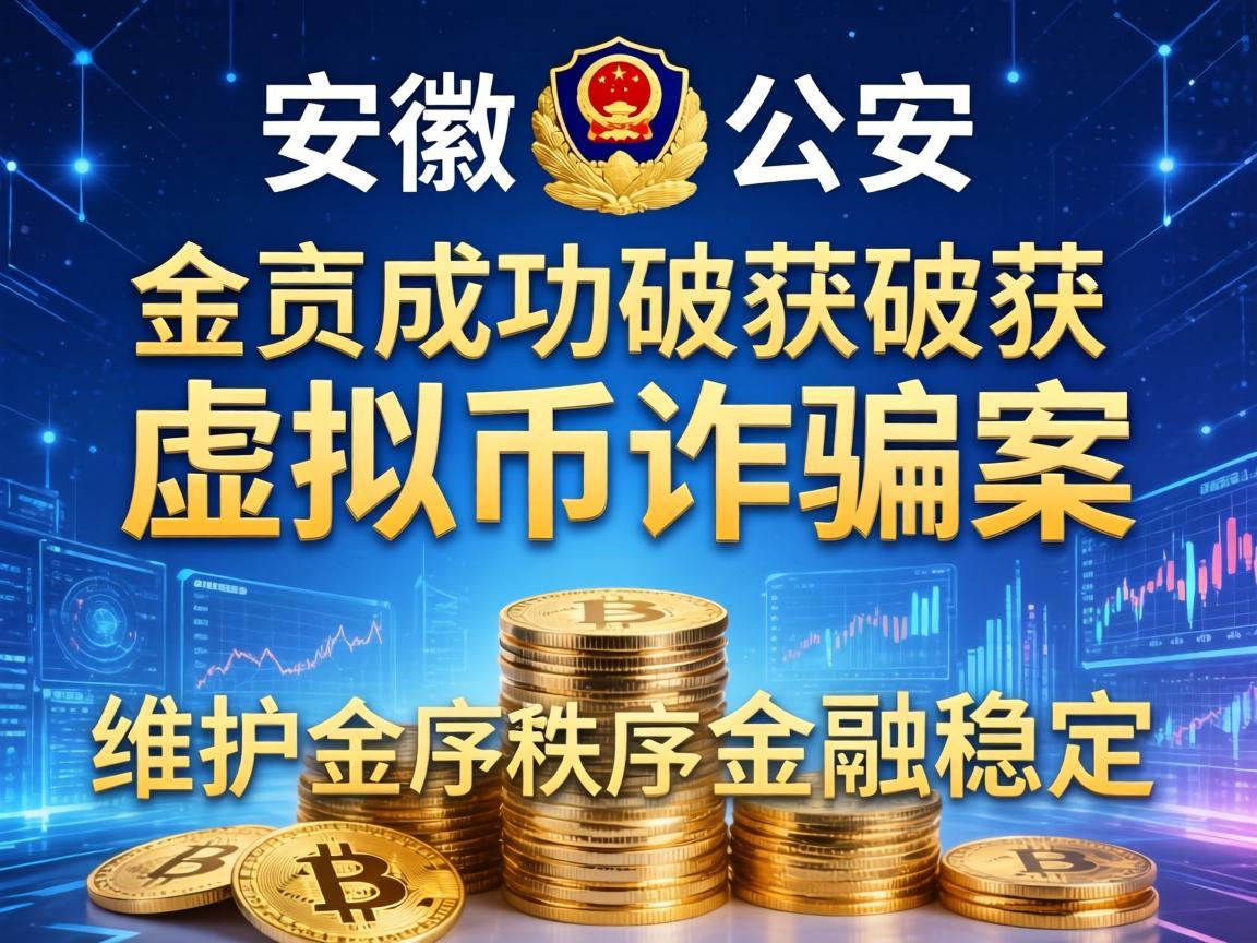 安微公安成功破获虚拟币诈骗案，维护金融秩序稳定