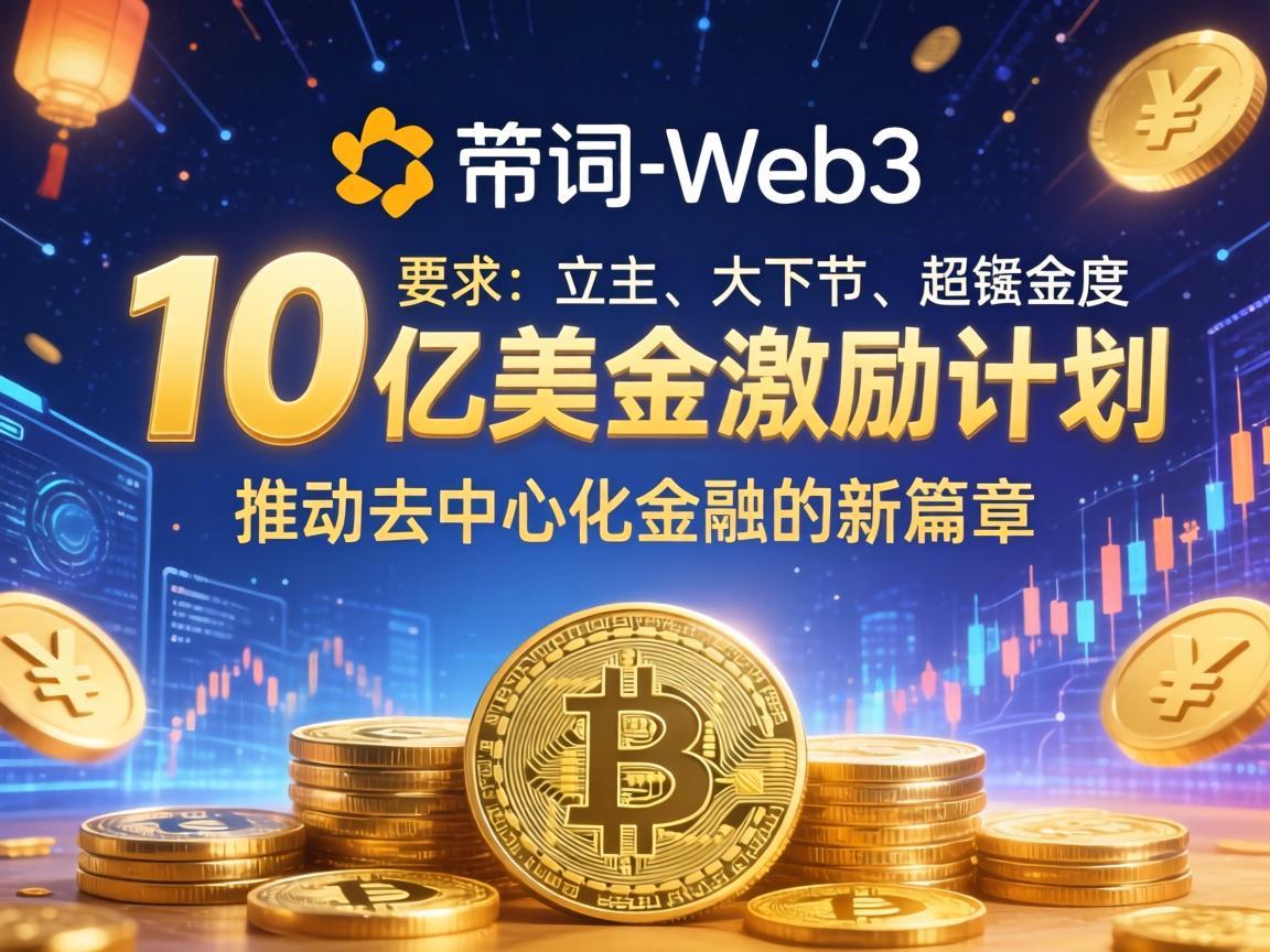 币安Web3 10亿美金激励计划,推动去中心化金融的新篇章
