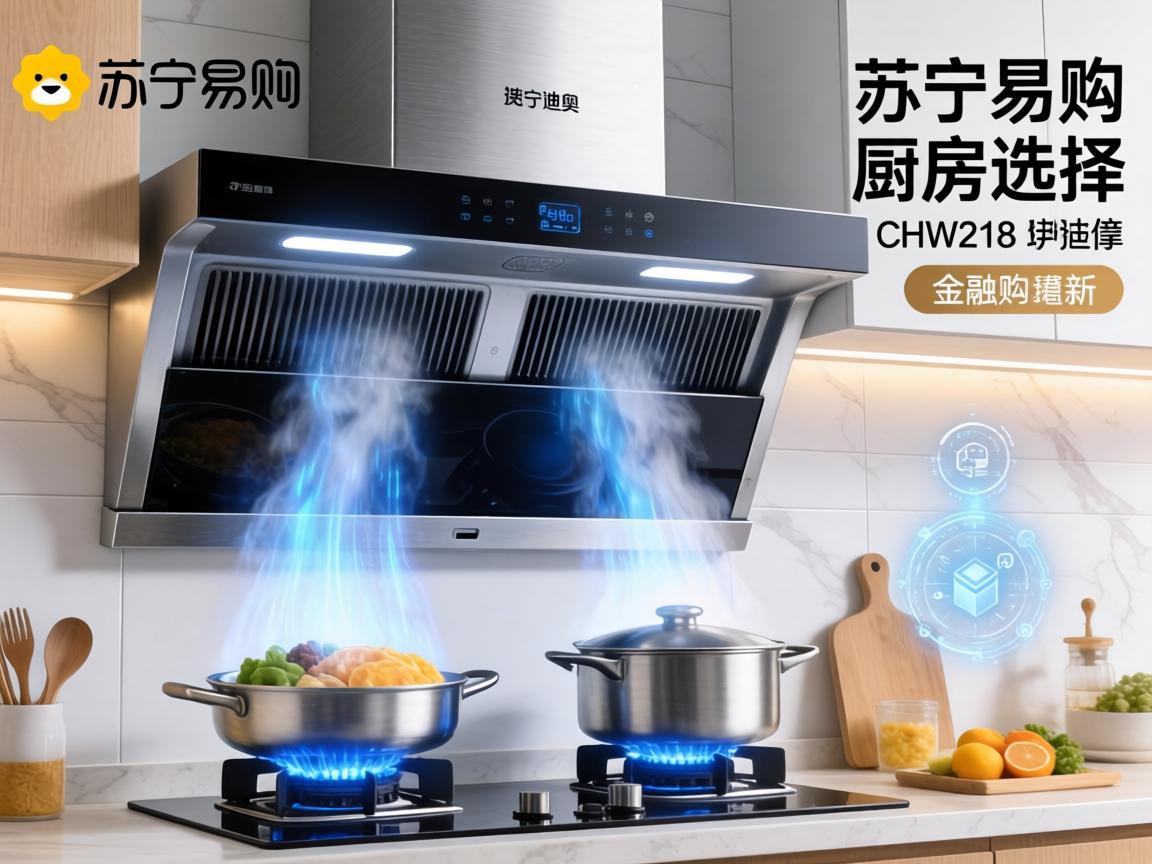 法迪欧油烟机CHW218，苏宁易购的厨房新选择