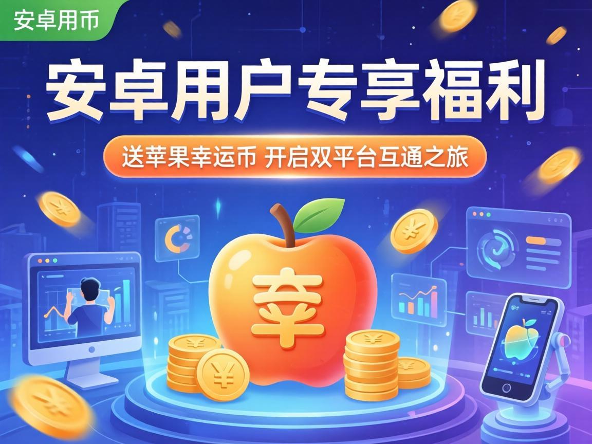 安卓用户专享福利,送苹果幸运币,开启双平台互通之旅